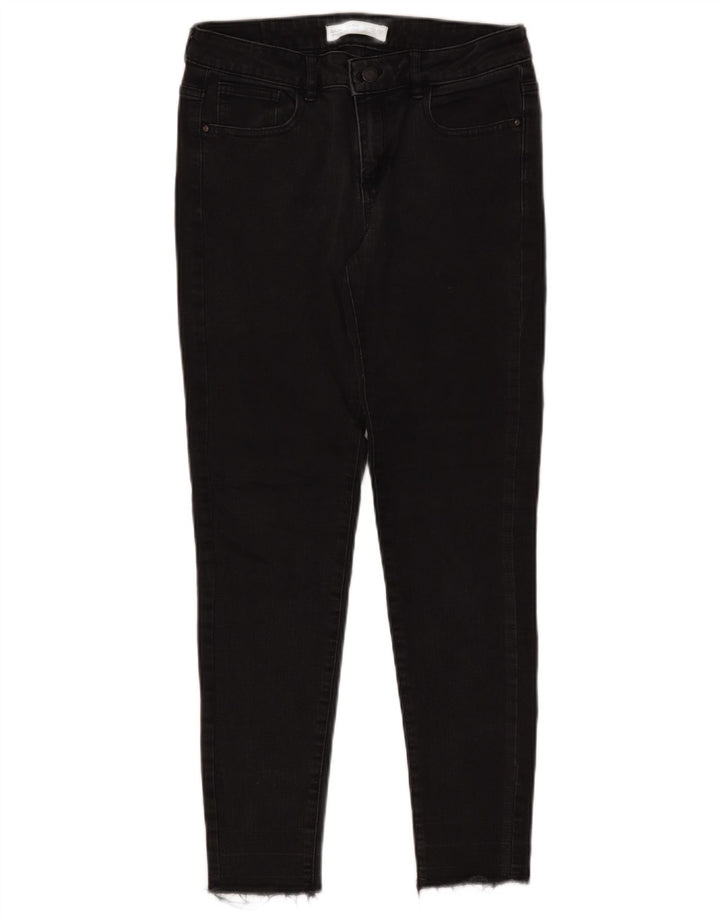 Blugi skinny dama ZARA EU 38 Mici W28 L26 Bumbac Negru