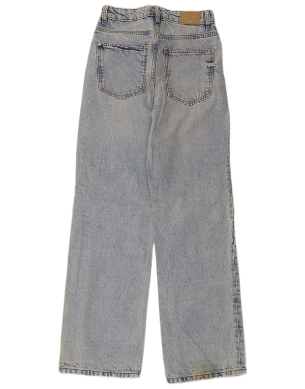 Blugi largi dama Zara EU 36 XS W26 L31 Albastru