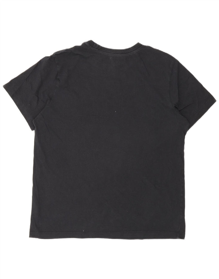 Tricou grafic Nike pentru bărbați Top mare din bumbac negru