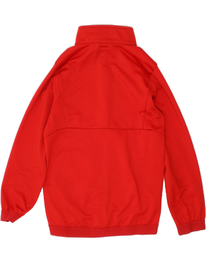 PUMA Boys Tracksuit Top Jacket 9-10 Years Medium Red Polyester Vintage Puma and Second-Hand Puma from Messina Hembry 