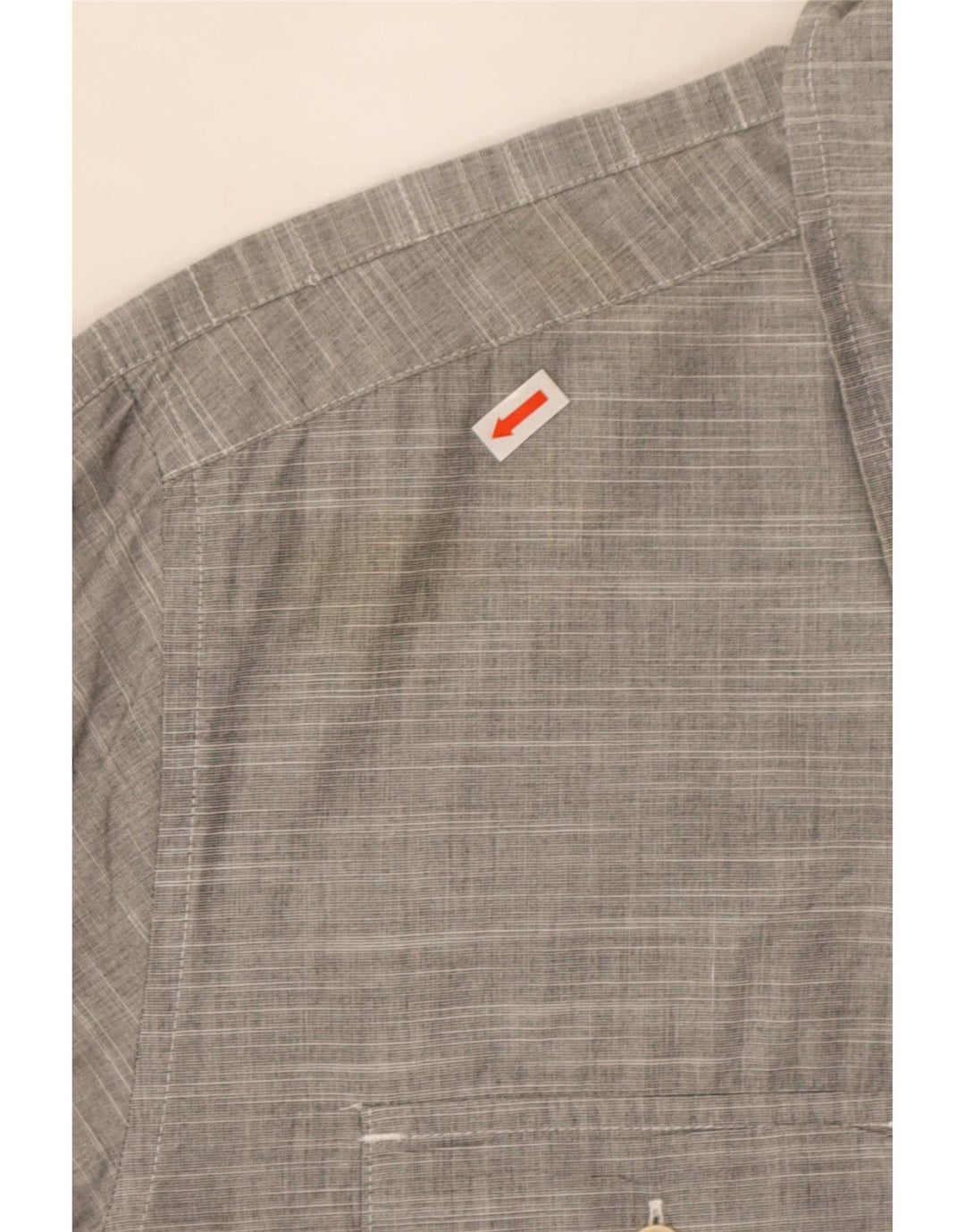 Cămașă pentru bărbați Quiksilver XL, bumbac cu dungi gri