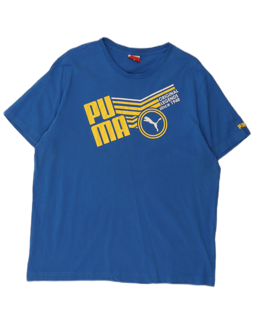 Tricou grafic PUMA pentru bărbați Top XL Albastru