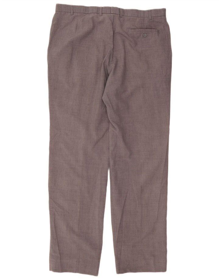 Marks & Spencer Pantaloni drepți pentru bărbați L40 L35 Poliester gri