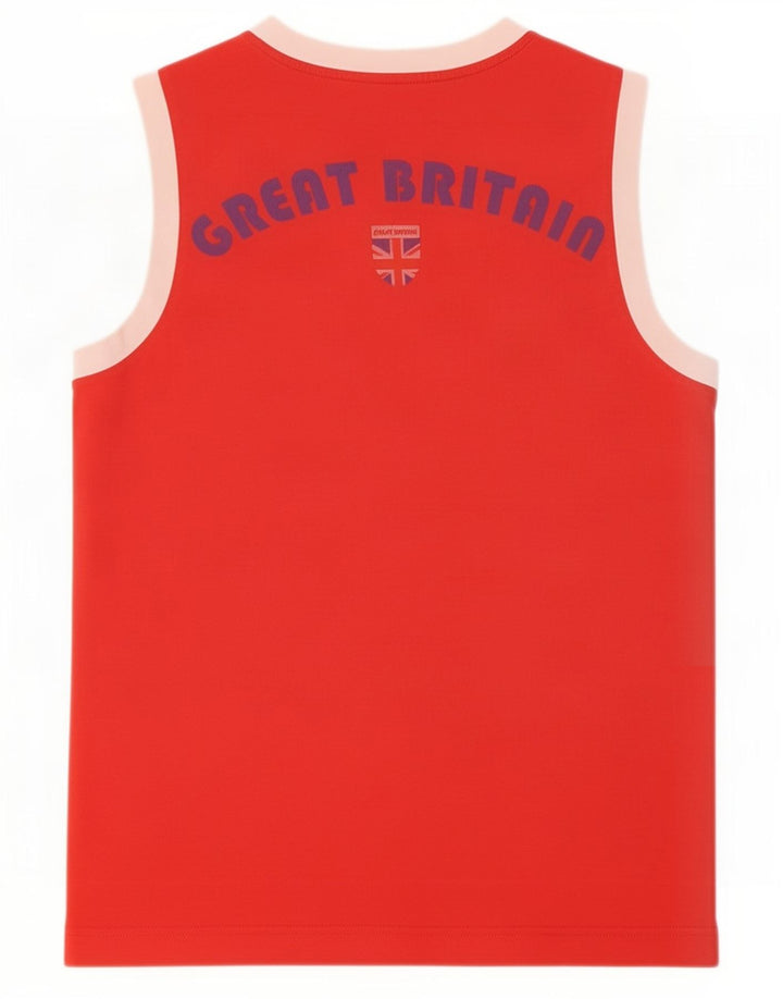 Vestă grafică pentru bărbați Puma, roșu mediu, color block