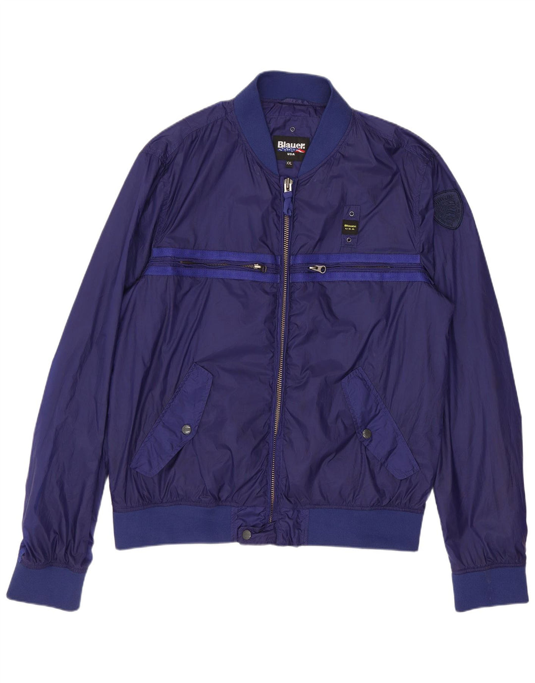Jachetă bomber pentru bărbați BLAUER UK 44 2XL bleumarin