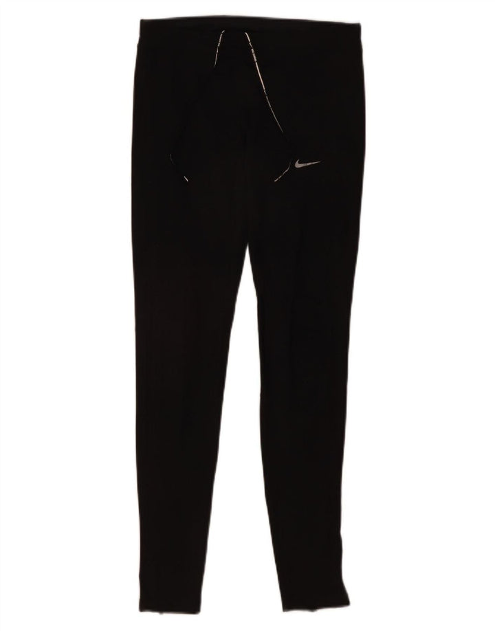 Leggings Dri Fit Nike pentru femei UK 10, poliester negru mic
