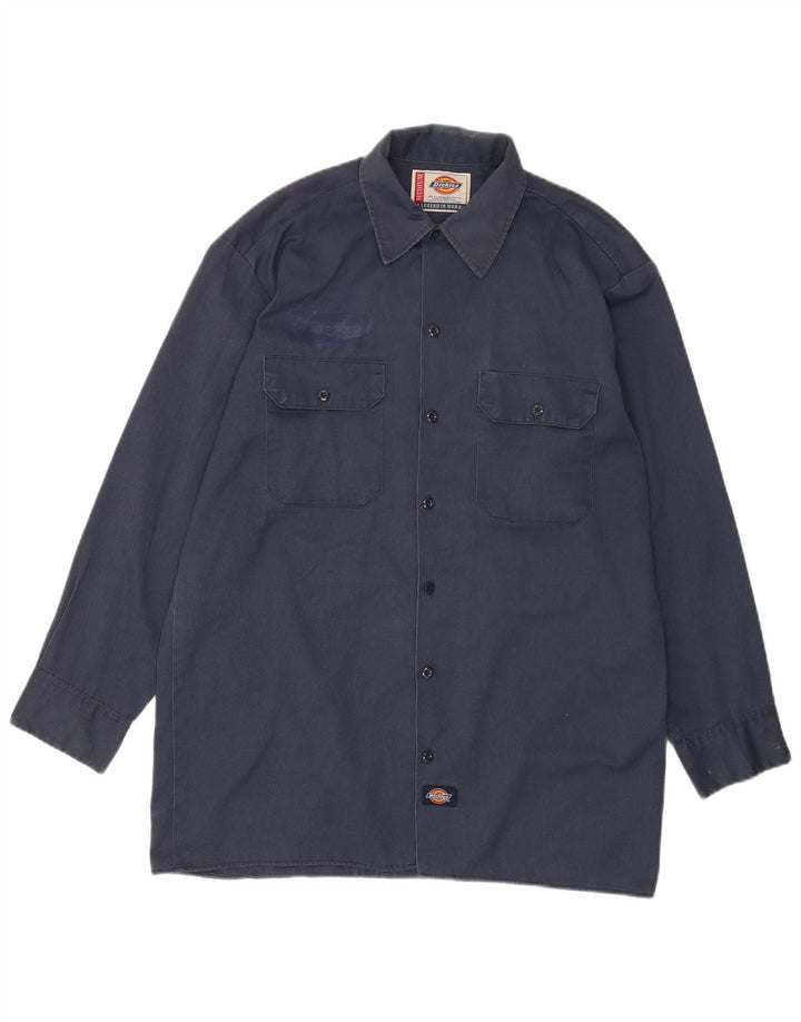 Cămașă Dickies pentru bărbați, mărime medie, albastru închis, poliester