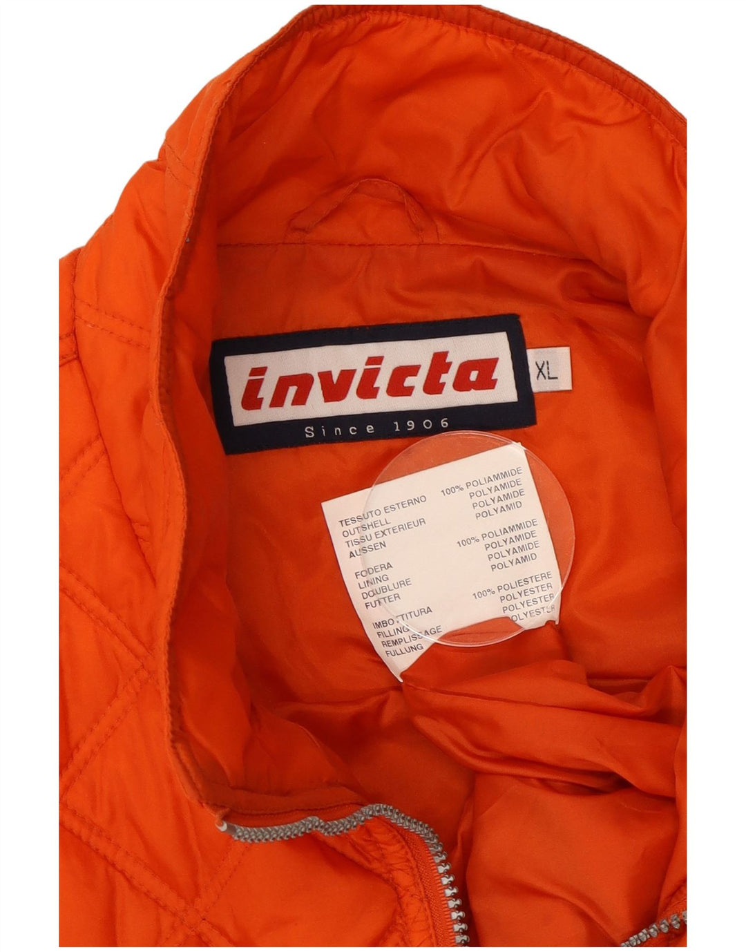 Gilet matlasat Invicta pentru bărbați UK 42 XL Orange Poliamidă