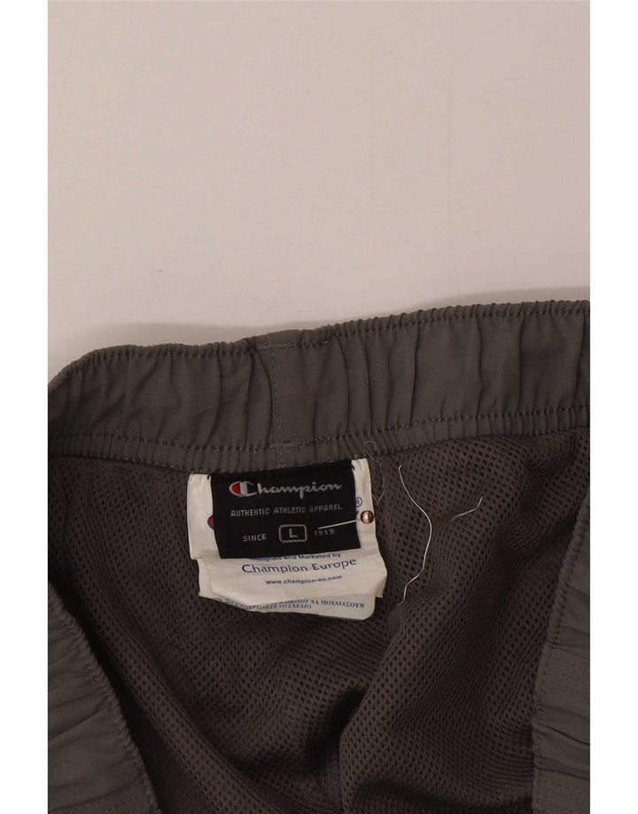 Pantaloni de trening pentru bărbați Champion Pantaloni de jogging Mari Poliester gri