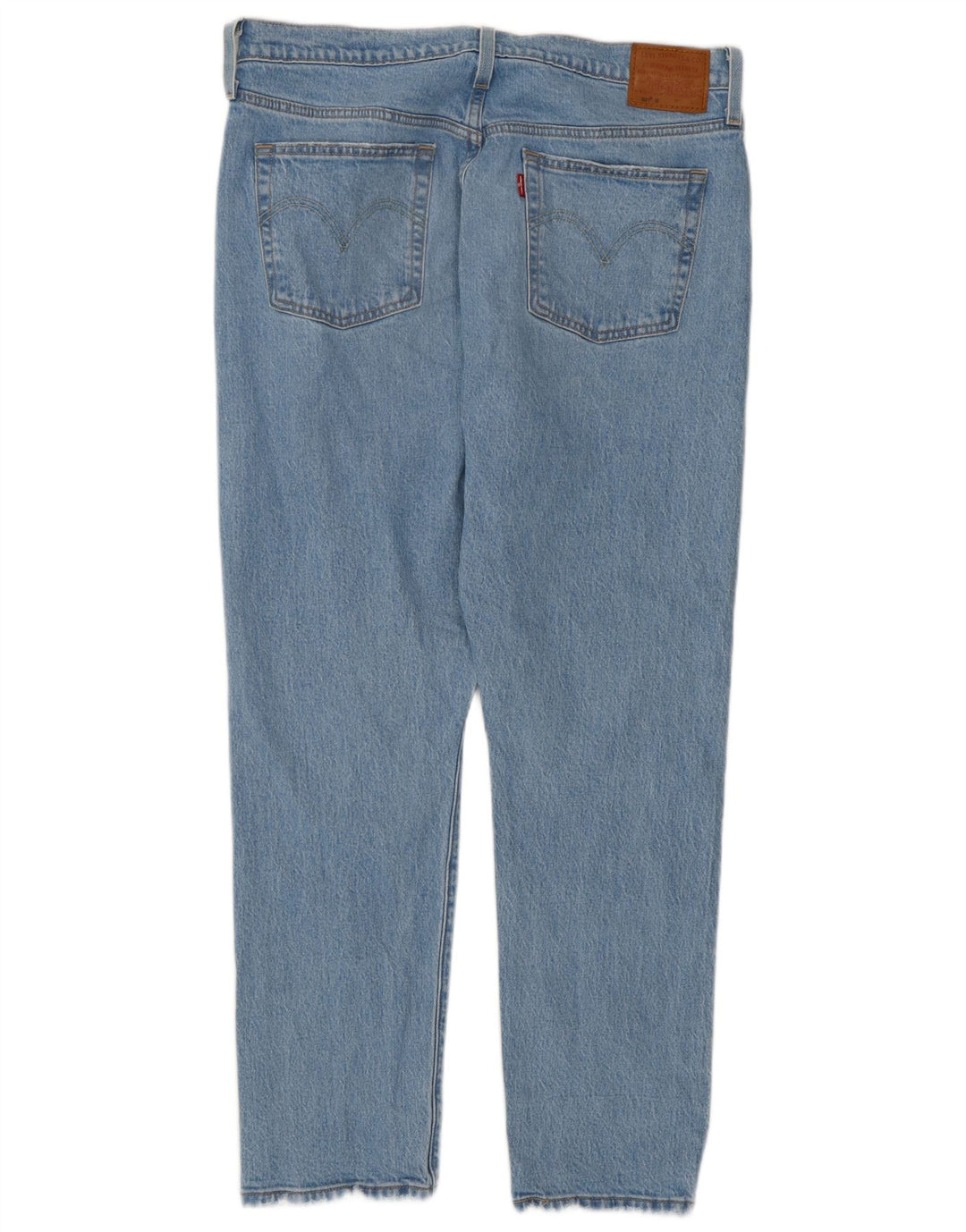 Blugi drepți distressed 501 Levi's pentru femei L32 L28 Bumbac albastru
