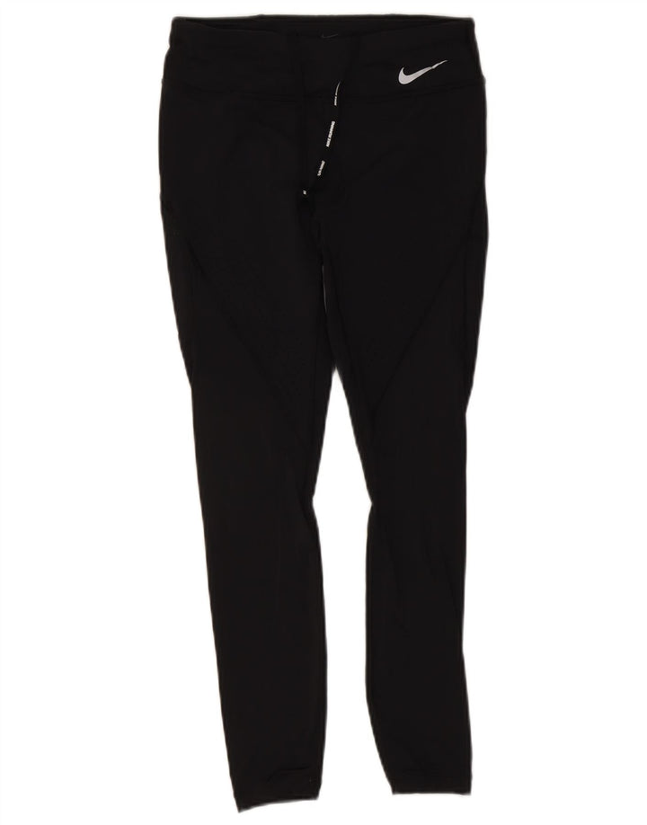 Leggings Dri Fit Nike pentru femei UK 8 Small Nylon negru