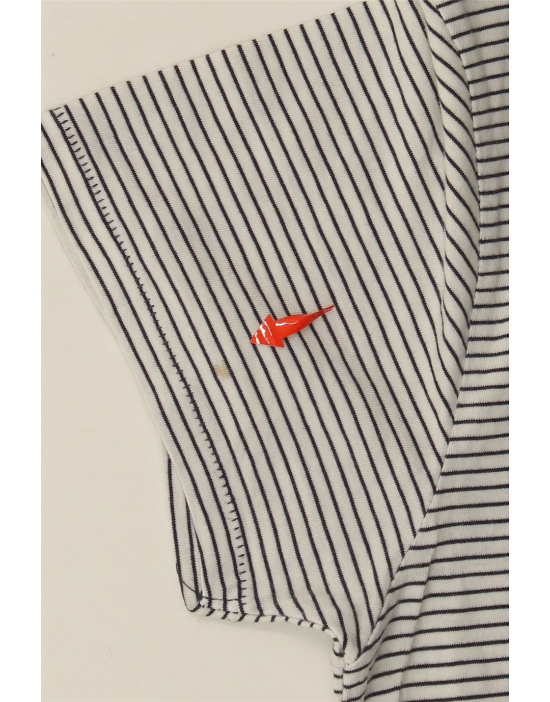 Tricou pentru bărbați SCOTCH & SODA Top Medium White Pinstripe Bumbac