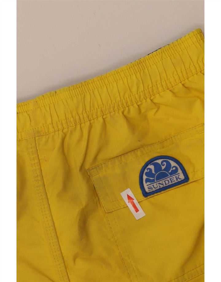 Sundek Pantaloni scurti de baie pentru baieti 13-14 ani poliester galben