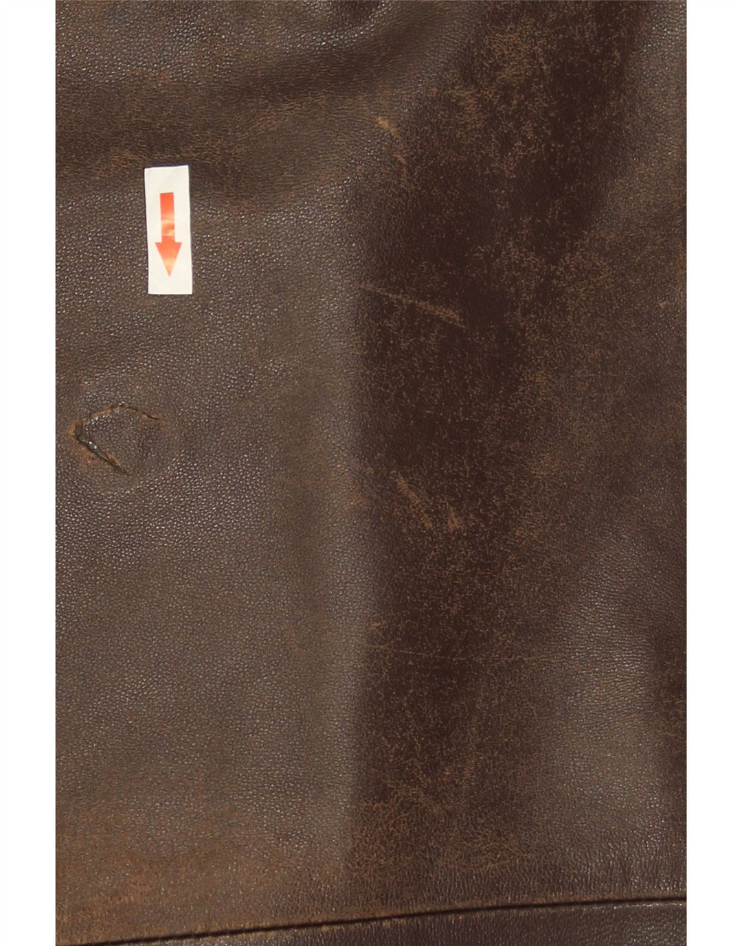 Jachetă de piele vintage pentru bărbați UK 44 2XL maro