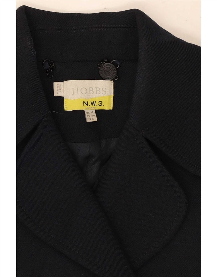Palton Hobbs pentru femei UK 12 Poliester bleumarin mediu