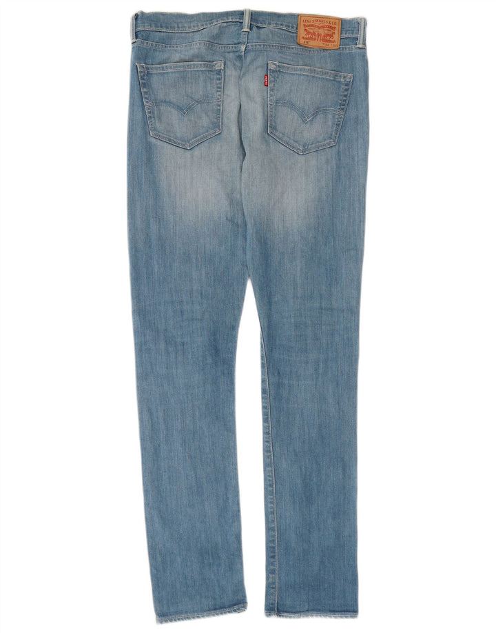 Jeans skinny pentru bărbați LEVI'S 510 W34 L34 Bumbac albastru