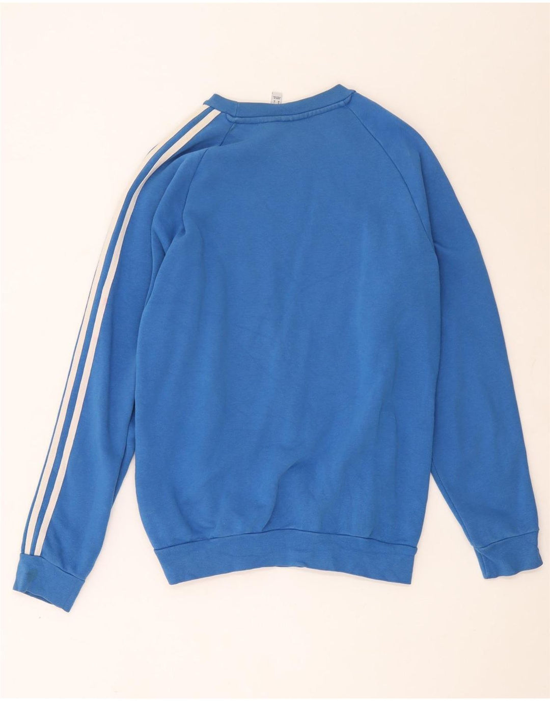 Pulover Adidas pentru bărbați, bumbac albastru mediu
