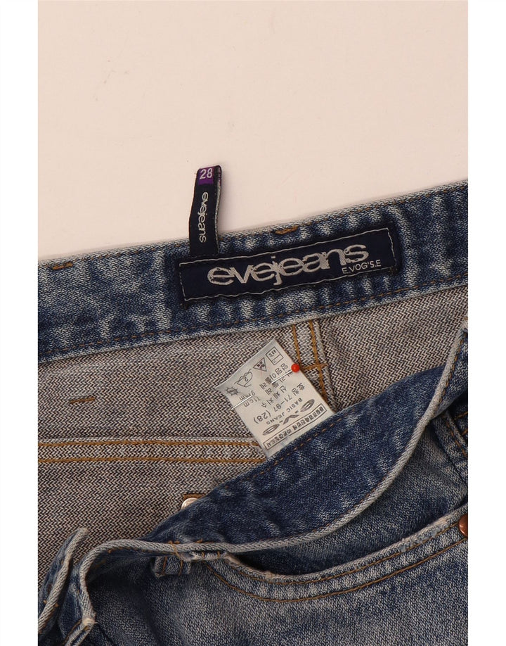 Blugi drepți pentru femei Vintage W28 L27 Albastru