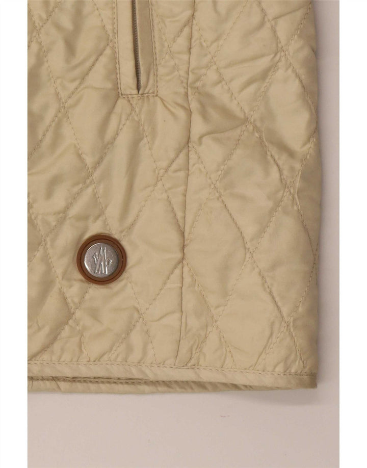 Jachetă matlasată Moncler pentru femei Mărimea 4 XL Bej