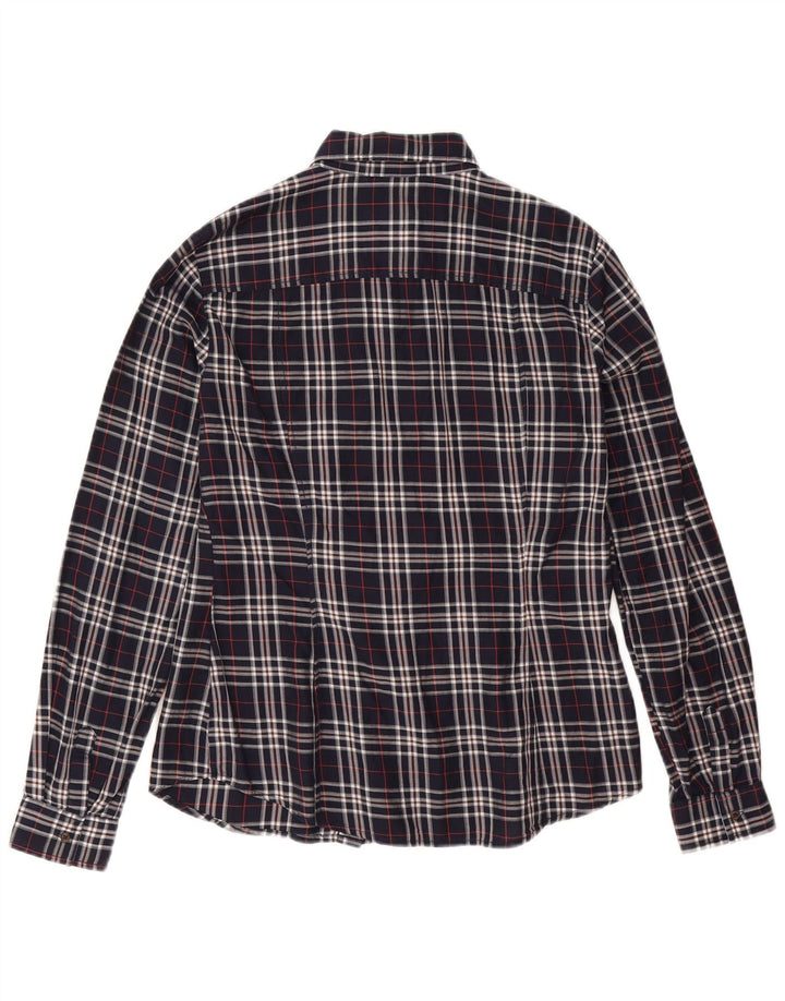 Cămașă Massimo Dutti Femei EU 38 Mic Bleumarin Check