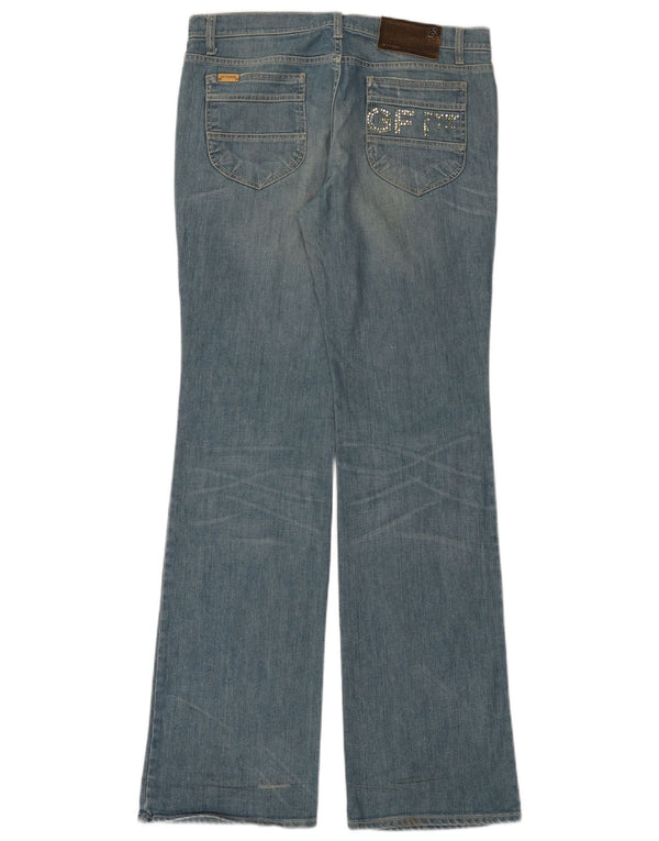 Gianfranco Ferre Blugi pentru damă cu grafic bootcut W31 L35 Bumbac albastru