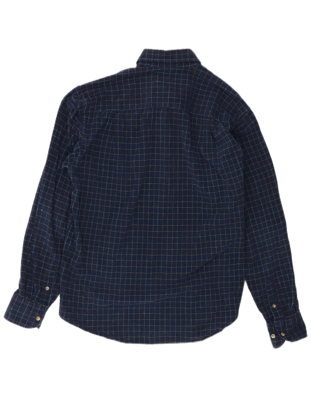 Cămașă pentru bărbați Sergio Tacchini, mare din bumbac cu carouri bleumarin