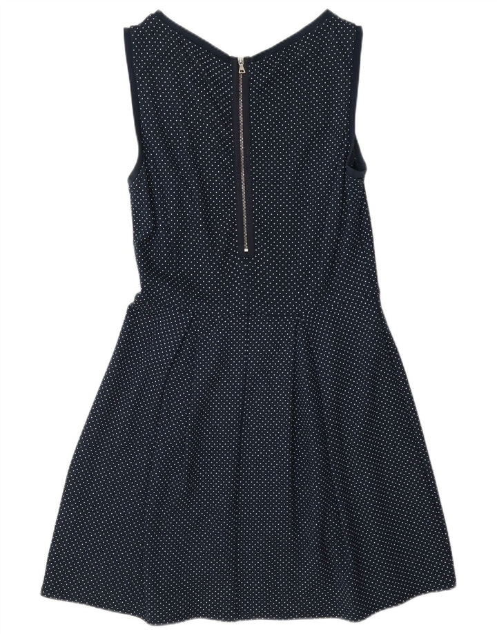 Max & Co. Rochie A-Line fără mâneci pentru femei UK 12 Medium Bleumarin Pete