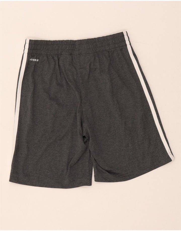 Pantaloni scurți sport pentru băieți Adidas 11-12 ani poliester gri