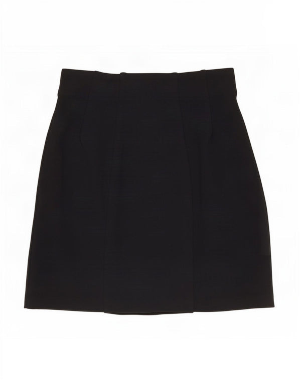 Fustă mini pentru femei Marks & Spencer UK 8 Small W26 Viscoză neagră
