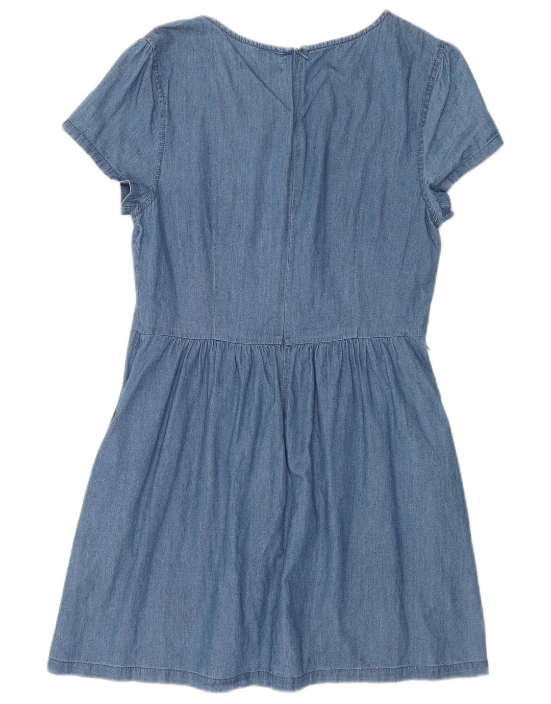 Rochie denim Oasis pentru femei UK 14, bumbac albastru mediu