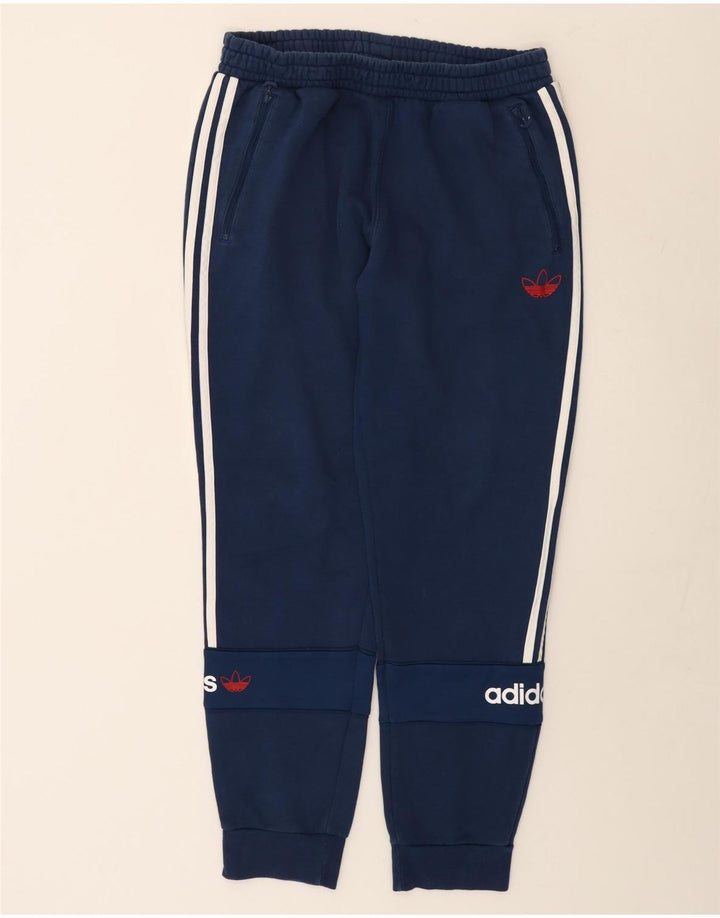 Pantaloni de trening cu grafic pentru bărbați Adidas Pantaloni de jogging Medium Bleumarin