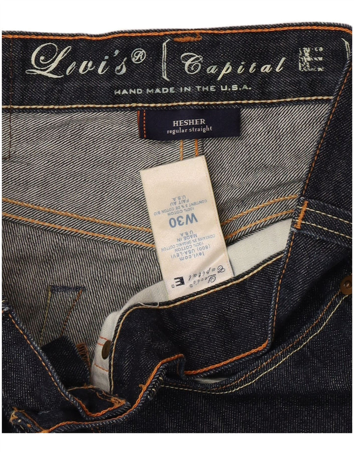 Blugi drepti pentru femei Levi's W30 L31 Bumbac bleumarin