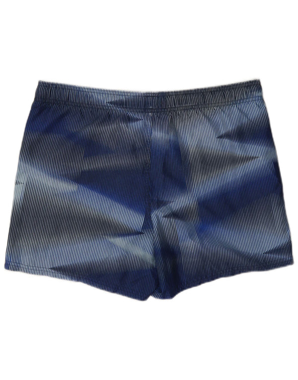 Pantaloni scurți sport Nike pentru bărbați, albastru mediu, cu dungi
