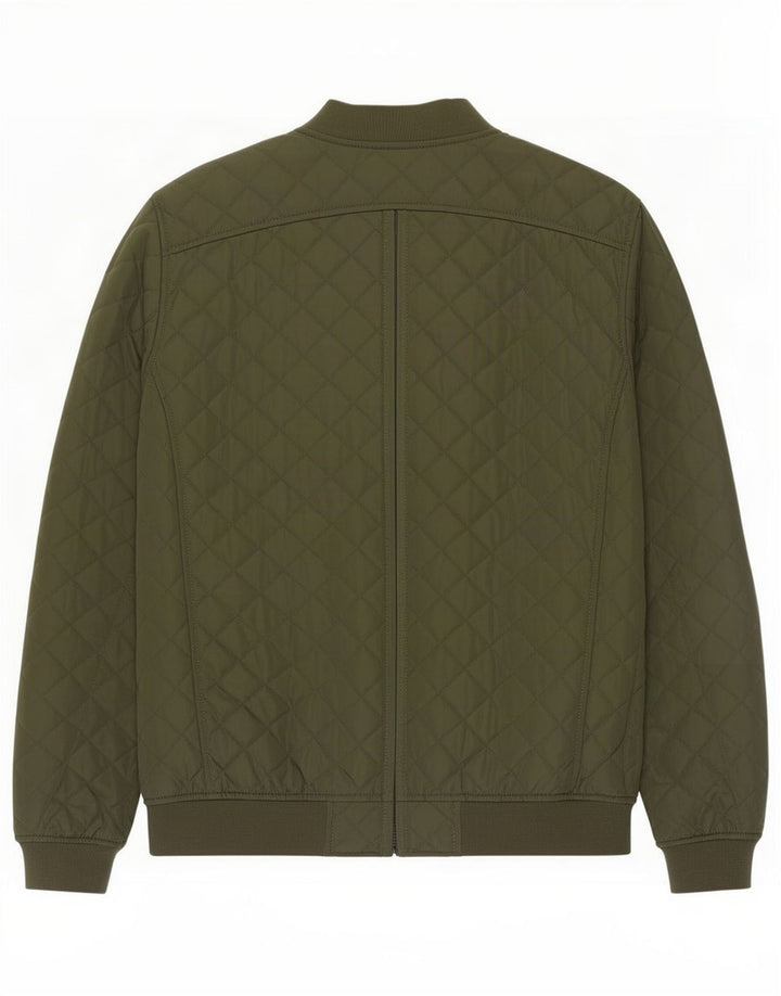 Jachetă matlasată pentru bărbați Zara UK 42 XL Poliester verde
