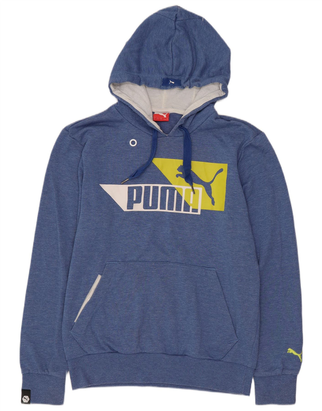 Pulover pentru bărbați Puma Graphic Hoodie Pulover mic, albastru, poliester