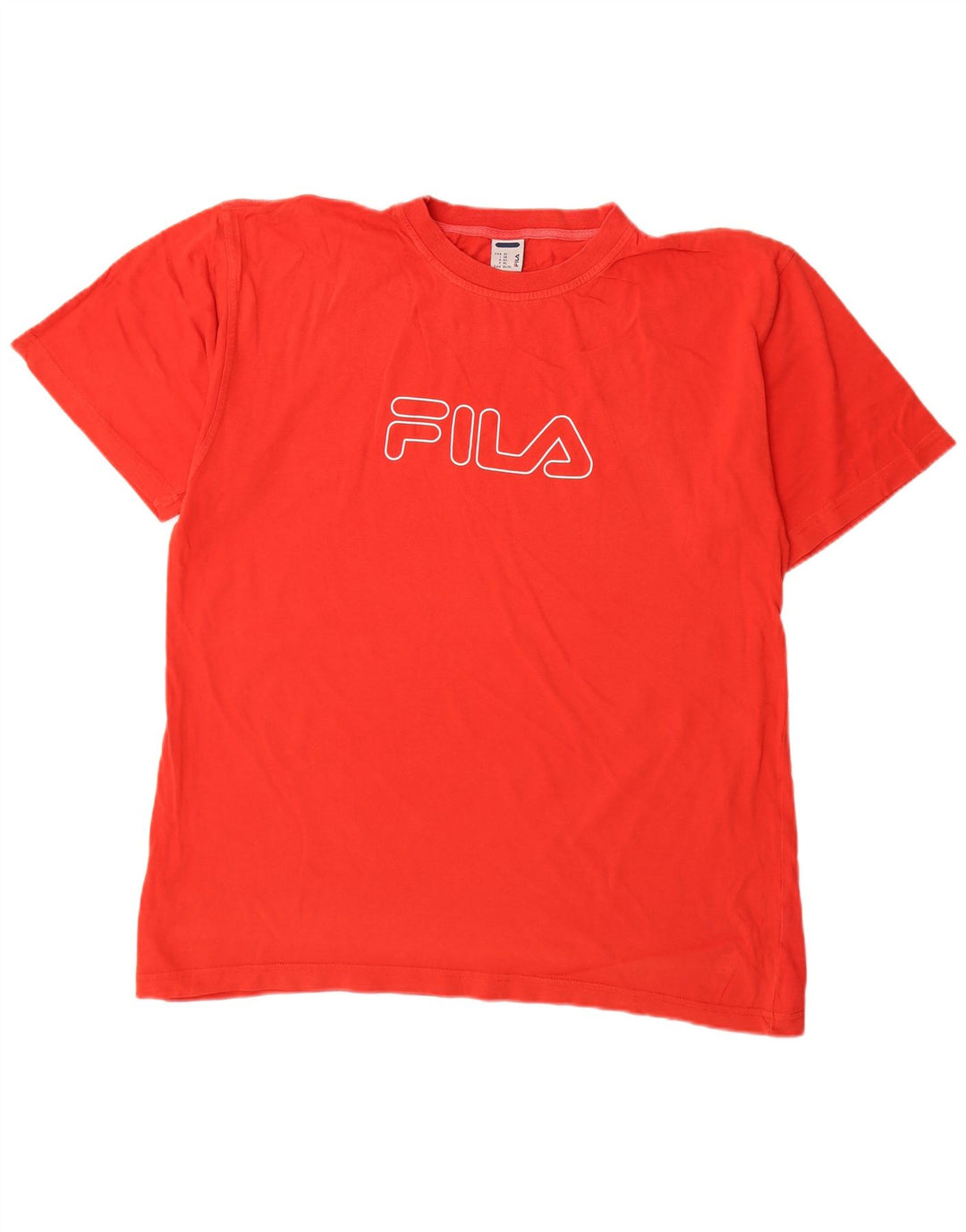 Tricou cu grafică pentru bărbați Fila Top XL Bumbac roșu