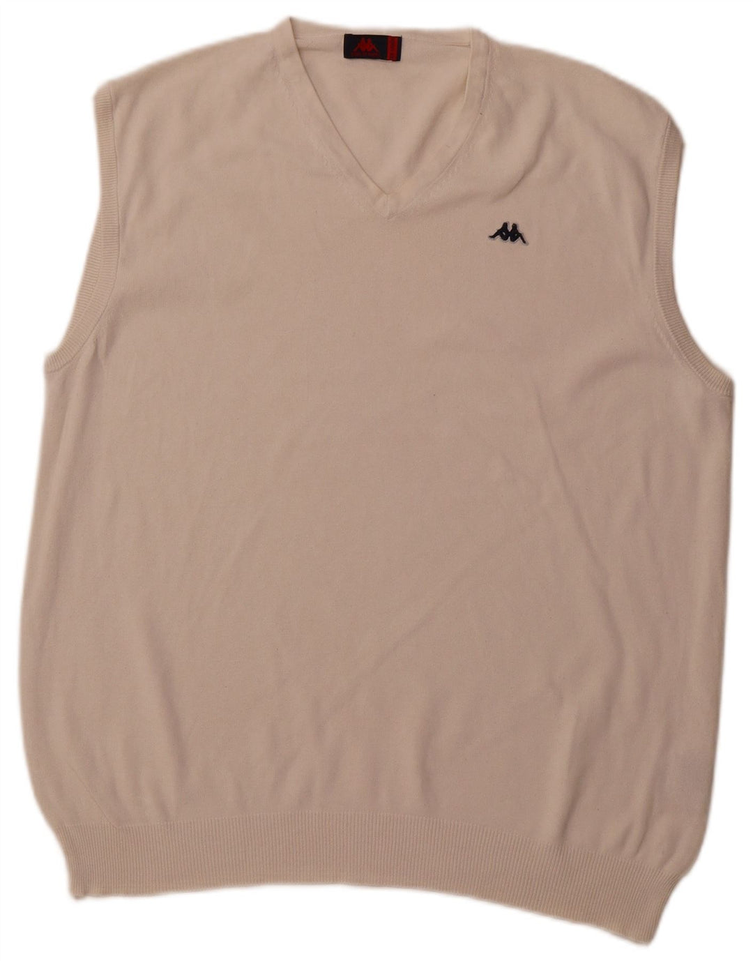 KAPPA Vestă pentru bărbați, 2XL, bumbac alb