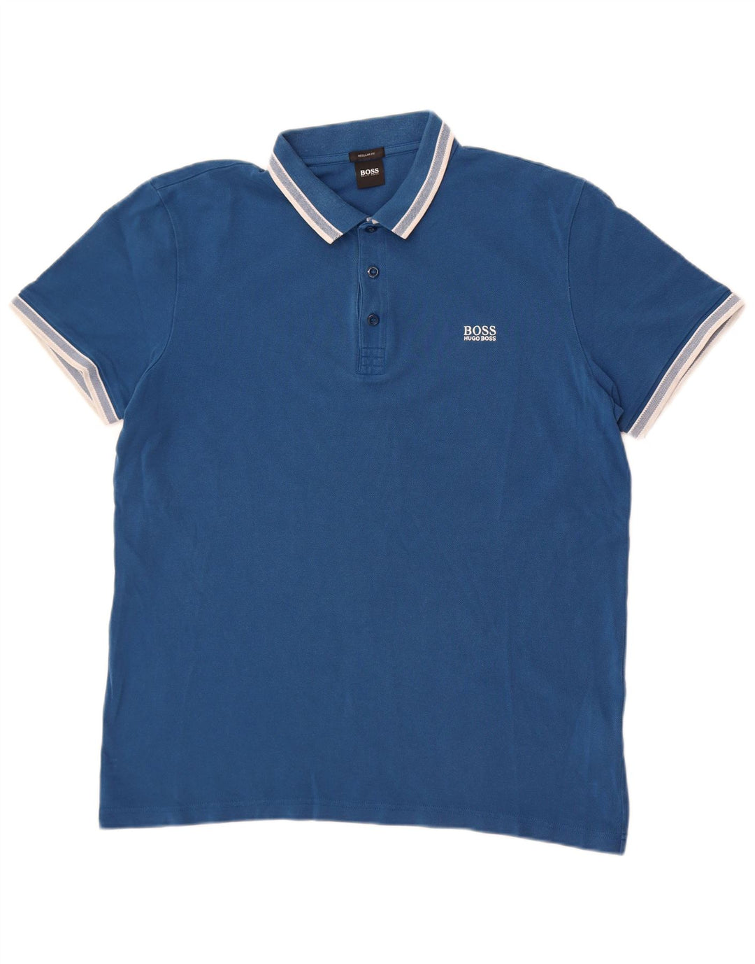 Tricou polo Hugo Boss pentru bărbați, 2XL, bumbac albastru