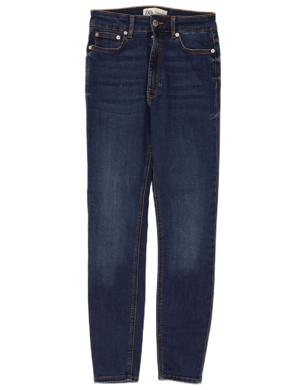 Blugi skinny de damă Zara EU 34 2XS W24 L26 Albastru