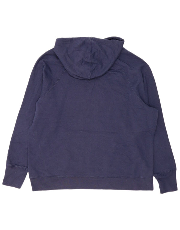 Pulover pentru bărbați Champion, cu glugă grafică, XL, bleumarin