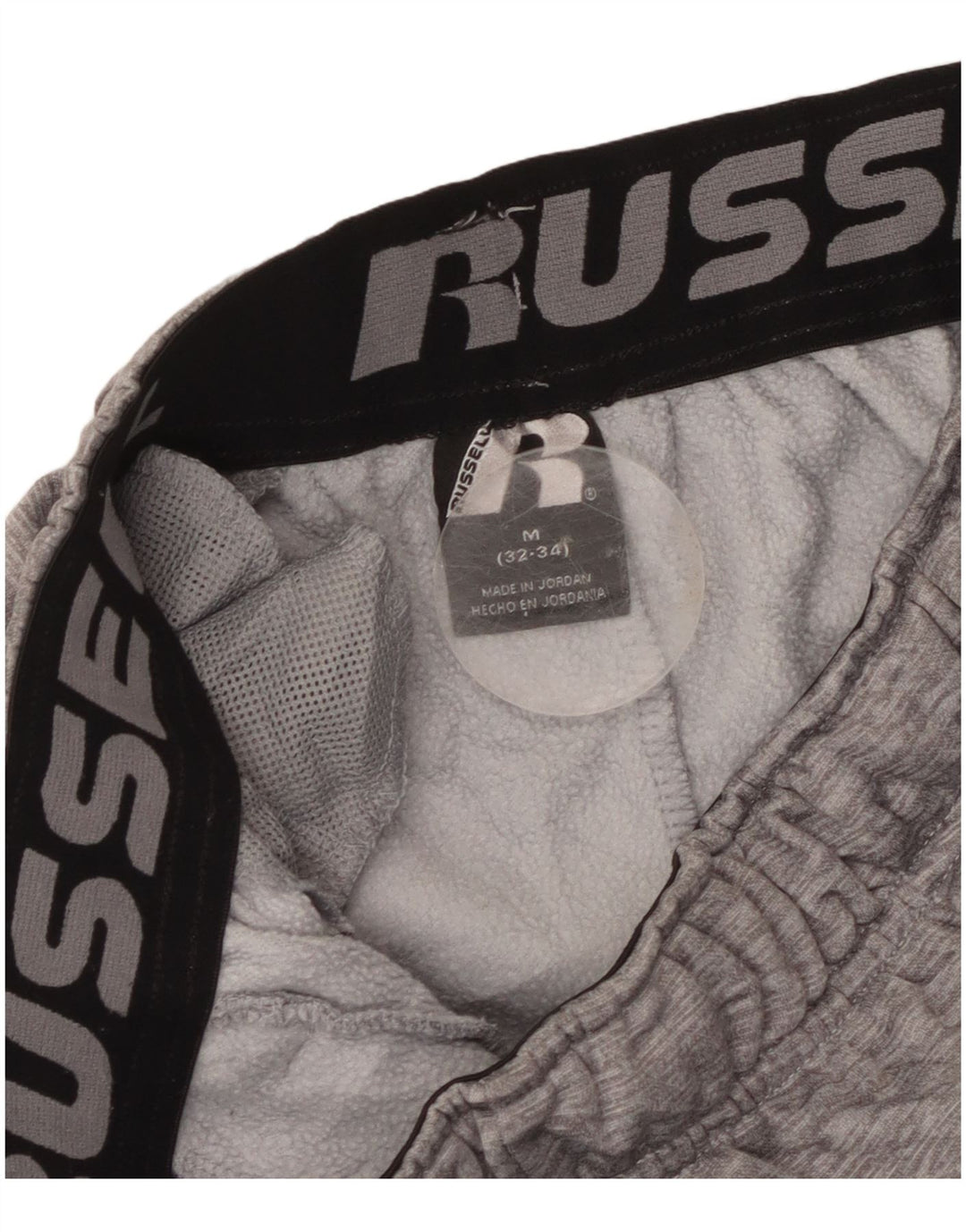 Pantaloni de trening Russell Athletic pentru bărbați, gri mediu