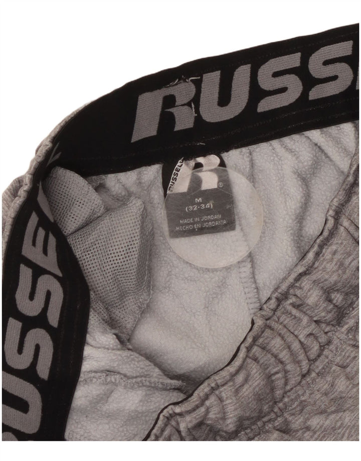 Pantaloni de trening Russell Athletic pentru bărbați, gri mediu