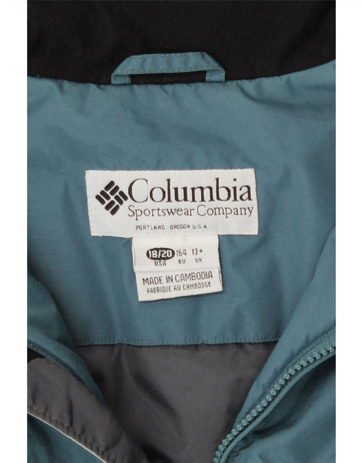 Jachetă Windbreaker pentru băieți Columbia 13-14 ani, albastru, nailon color bloc
