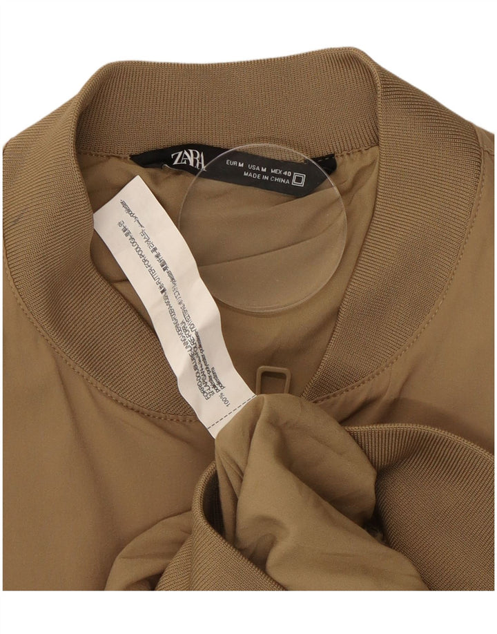 Bomber pentru bărbați ZARA UK 38 Medium Bej Poliester