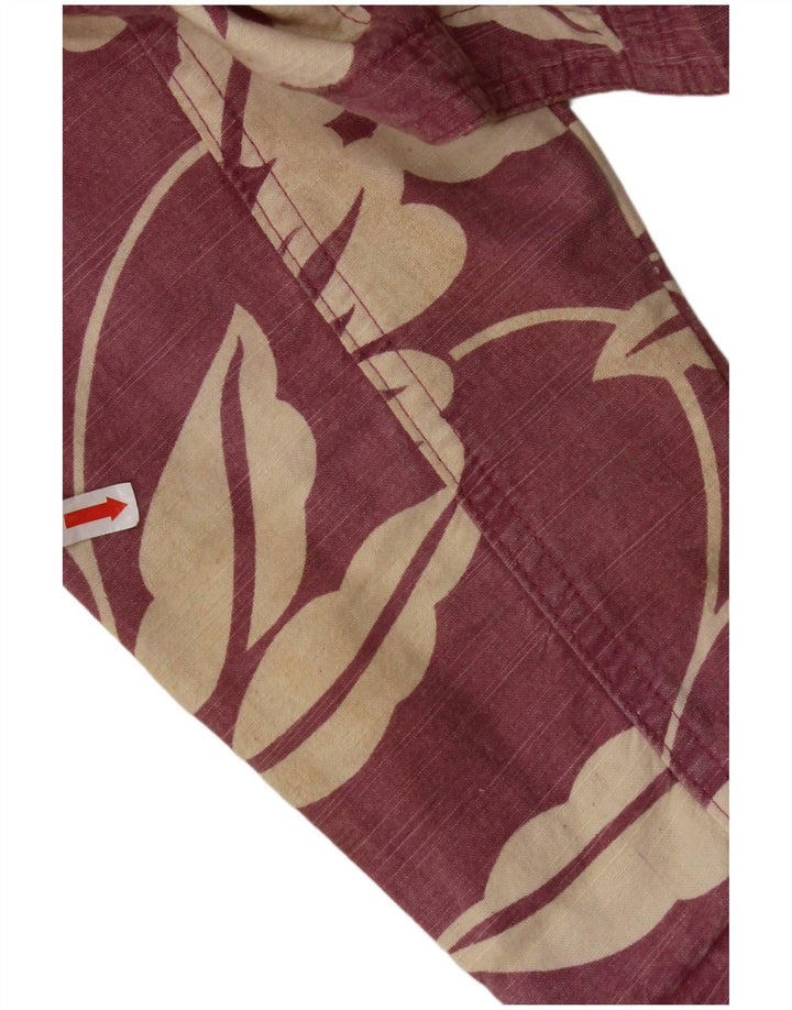 STREET ONE Jachetă Crop pentru Damă EU 36 Bumbac Floral Roz Mic