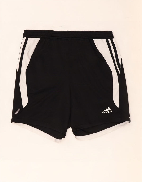 Pantaloni scurți sport pentru bărbați Adidas Climalite, mediu negru, poliester color bloc