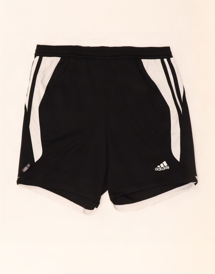 Pantaloni scurți sport pentru bărbați Adidas Climalite, mediu negru, poliester color bloc
