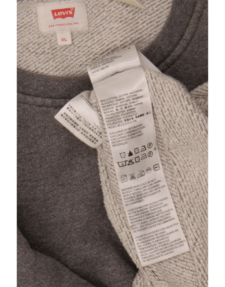 Hanorac grafic Levi's Jumper XL bumbac gri