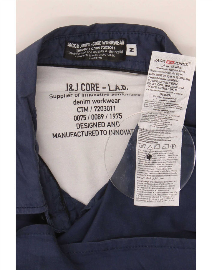 Cămașă Jack & Jones pentru bărbați, nailon mediu bleumarin