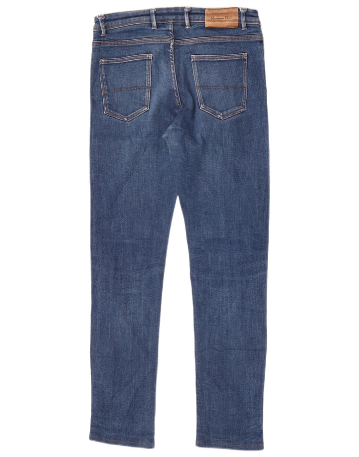 Blugi Massimo Dutti pentru bărbați slim EU 40 Medium W31 L30 Blue Bumbac